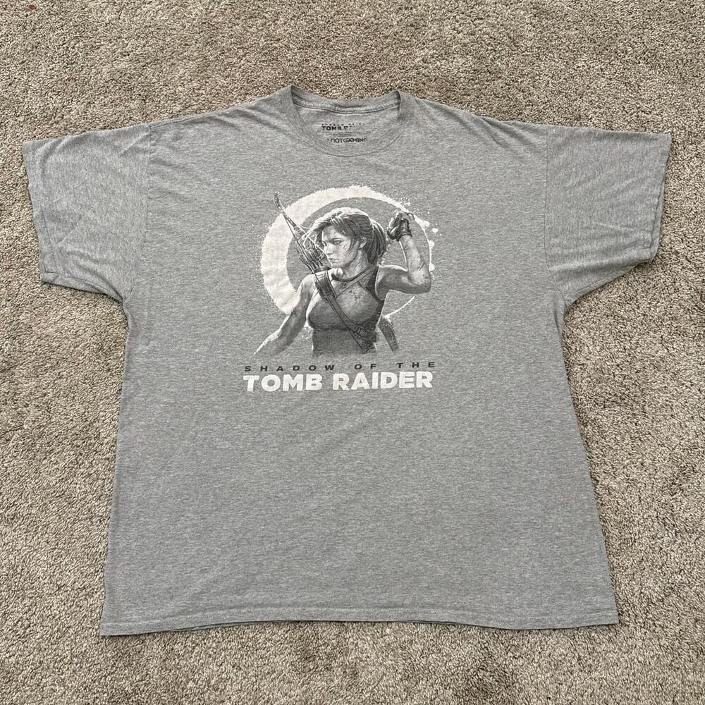 Y2K Tomb Raider Gaming Tee Men's XL